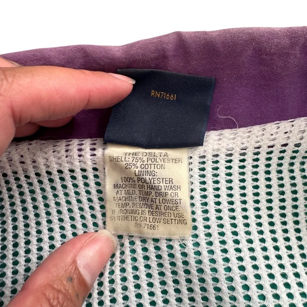 Vintage‎ 90s AT&T Network Systems Windbreaker Jacket Teal Purple XX-Large USA